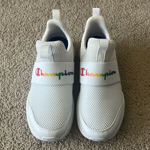 Champion White Slip on shoes size 7.5